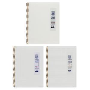 옥스포드 밀크PP 좌철 스프링 노트 A4 (1개)_이미지