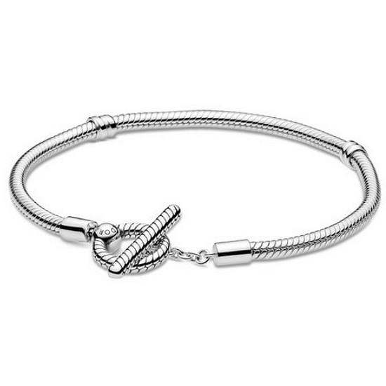 판도라 모먼트 T바 스네이크 팔찌 599082C00
