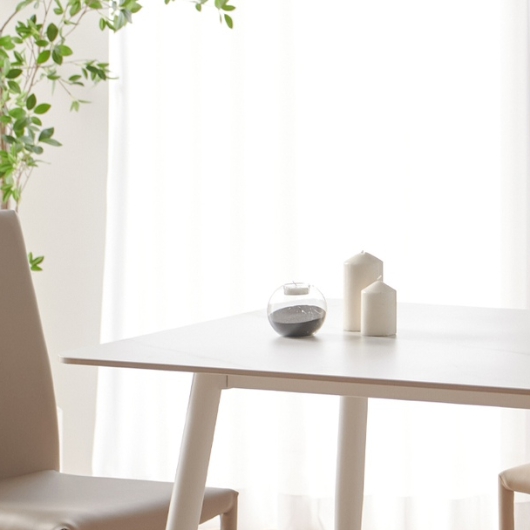 헤이몰리 페레 세라믹 사각 식탁 1600 (로지의자4개)_이미지