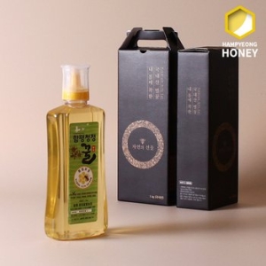 함평청정꿀 함평나비꿀 잡화꿀 1kg 선물세트 (2개)_이미지