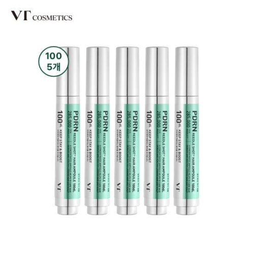 브이티코스메틱 피디알엔 리들샷 헤어 앰플 100dL 15ml (5개)