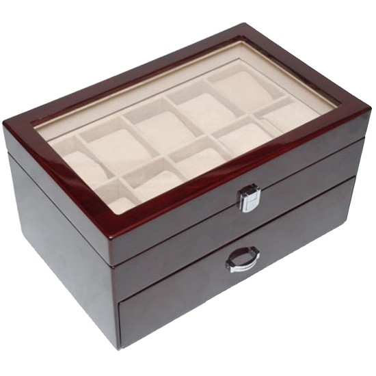 하이덴 10구 시계보관함 HDBOX004 (Cherry Wood)