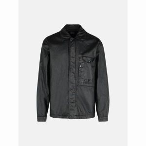 CP COMPANY 25 Lino Wax Overshirt 18CMOS203A 006284G 999 리넨 오버셔츠