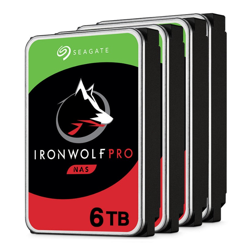 Seagate IronWolf Pro 패키지 7200/256M ST6000NT001 (4x6TB)