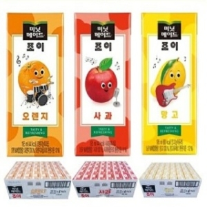 미닛메이드 조이 사과 오렌지 망고 팩 195 x 32