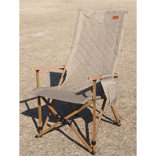 캠핑문 캔버라 퀼팅 데이지체인 롱릴렉스체어_이미지