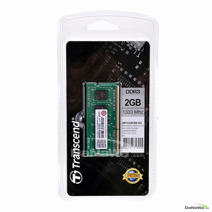 트랜센드 노트북 DDR3-1333 (2GB)_이미지