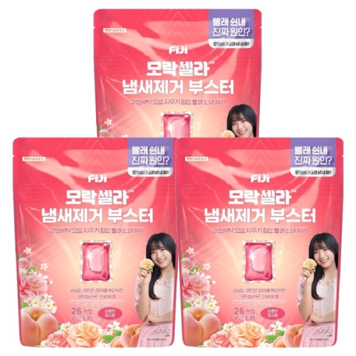 피지(FIJI) 모락셀라 냄새제거 부스터 상큼한 피치향 26개입 (3개)_이미지