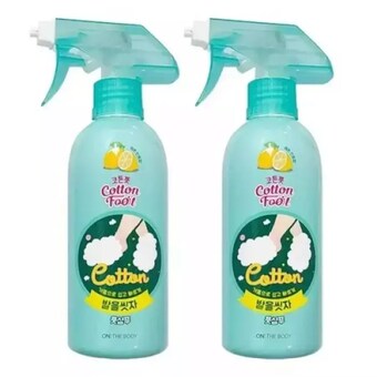 온더바디 <b>발</b>을씻자 코튼 풋<b>샴푸</b> 프레쉬 레몬민트 385ml