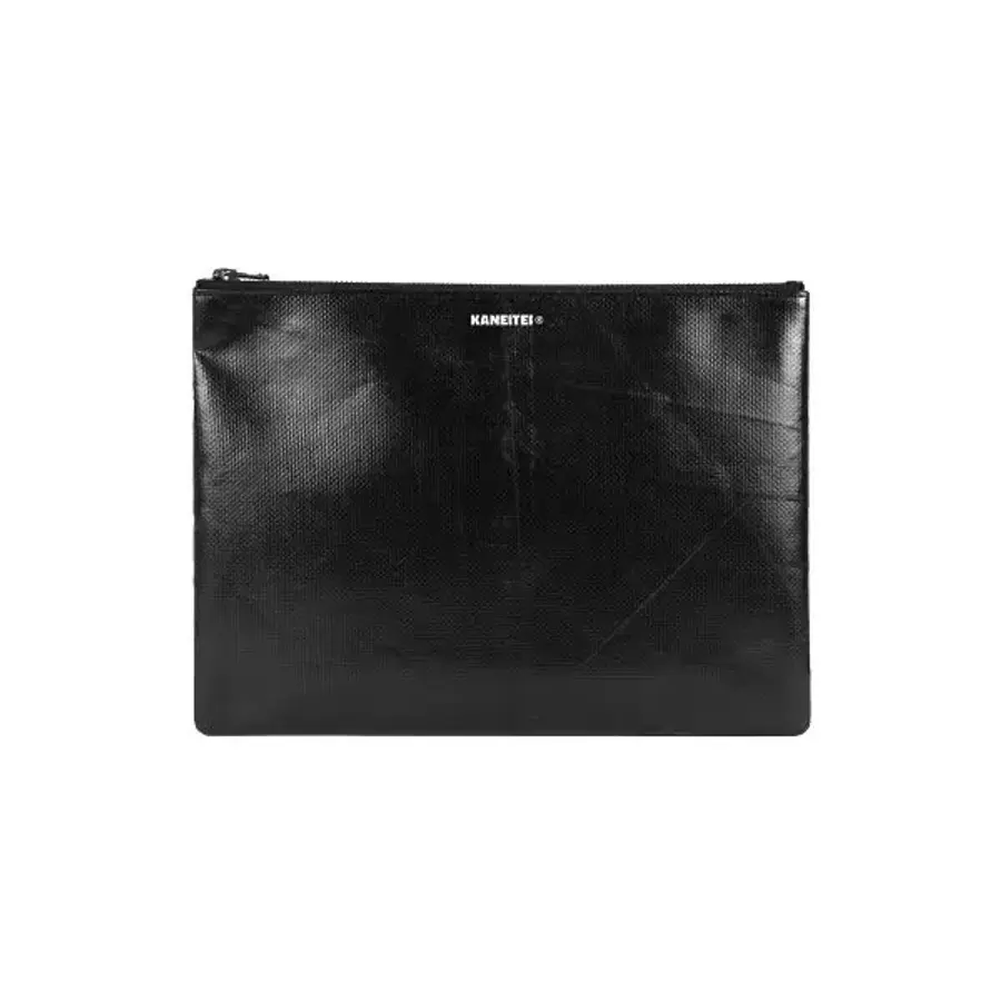 카네이테이 클러치백 TIGER FLAT POUCH L BLACK / UPCYCLED 110360