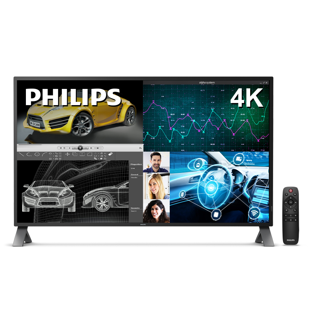 필립스  438P1 4K UHD 시력보호 무결점