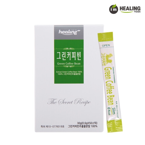  힐링 healing 그린커피빈 추출물분말 50스틱