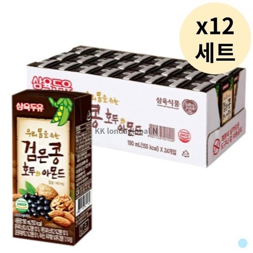 삼육식품 검은콩 호두와 아몬드 190ml (288개)_이미지