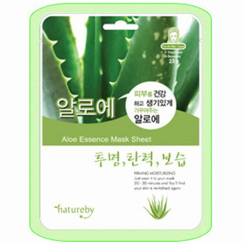 네이처바이 알로에 에센스 마스크시트이미지입니다. 누르면 해당 게시물로 새창이동합니다.