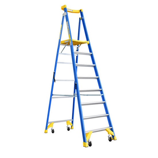 베일리 비전도체 절연 와이드 자동멈춤 사다리