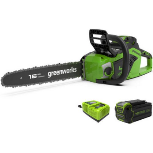 그린웍스 G-MAX 40V 다이렉트 체인톱 400mm (5.0Ah, 배터리 1개)