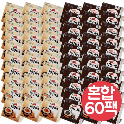 부일농산 평창나또 쥐눈이콩 & 노란콩 혼합구성 50g (60개)