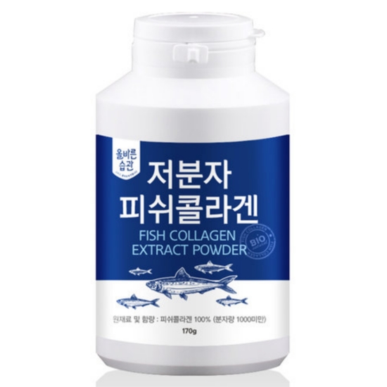 올바른습관 저분자 피쉬콜라겐 170g (3개)_이미지