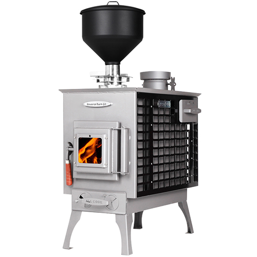 태형산업 올쿡 리버스번8 펠렛 화목 겸용 난로