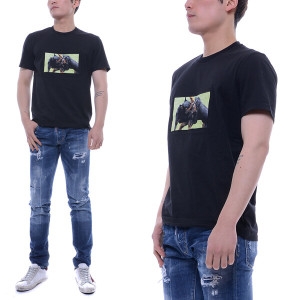 남성 로트와일러 자수 반팔티 17S7337651_001_17S