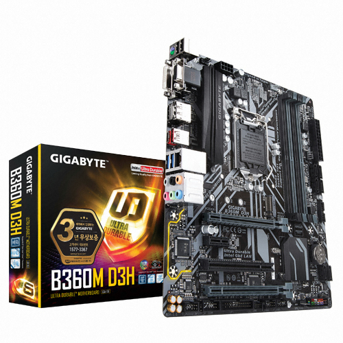 GIGABYTE B360M D3H 듀러블에디션 제이씨현