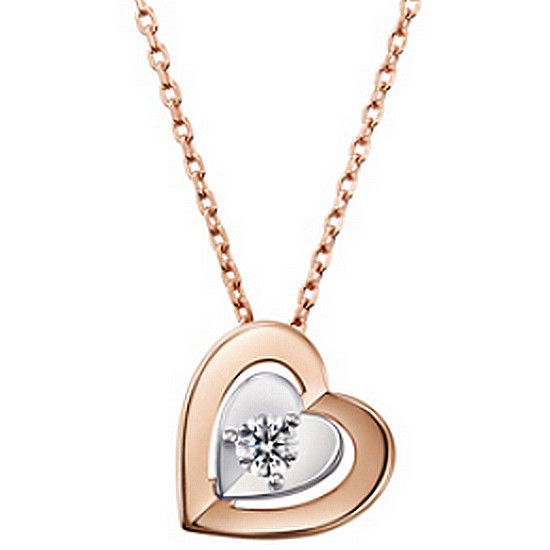 골든듀 지디러브앤하트PG/Pt(5P) 목걸이 212000144_이미지