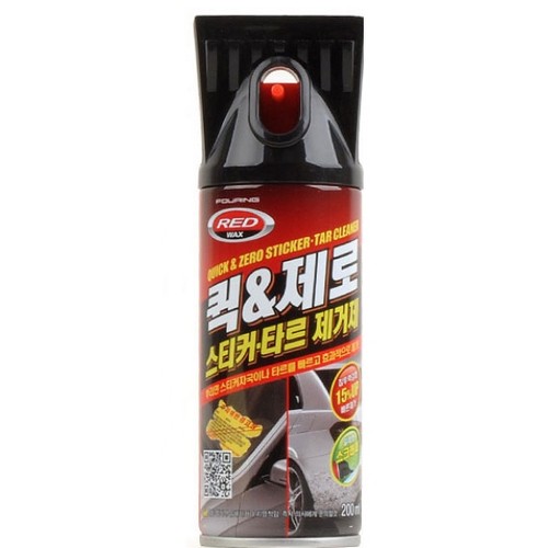 훠링 레드왁스 퀵 앤 제로 스티커 타르 제거제 200ml