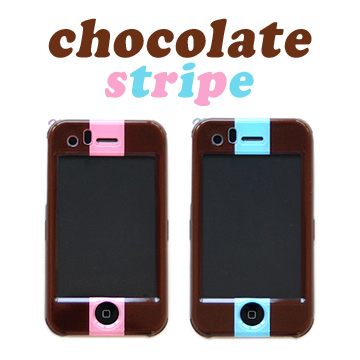 allpattern 올패턴 아이폰 초콜렛 스트라이프 (아이폰 3G/3GS)_이미지