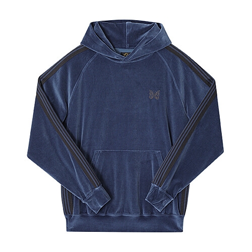 오보화 NEEDLES NS252 B-Smoke Blue 남성 후드티