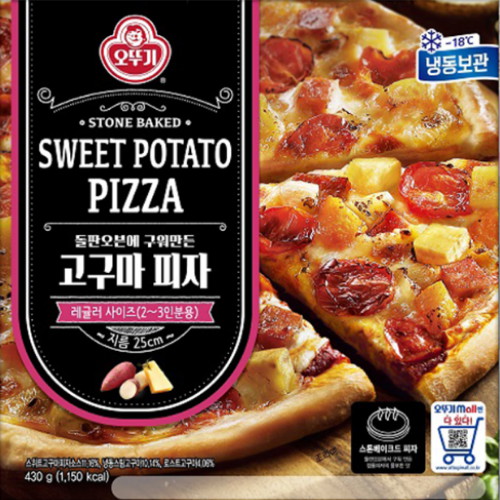 오뚜기 고구마피자 430g (1개)