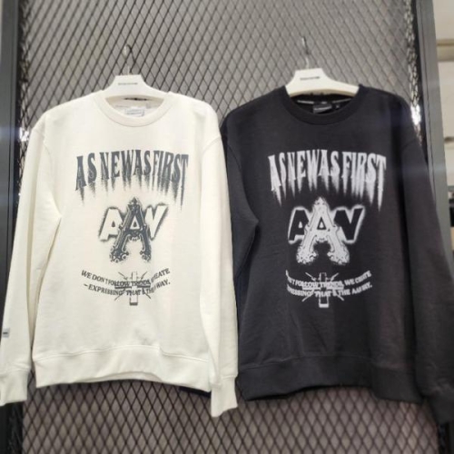 인터크루 HC45 크롬폰트믹스맨투맨 크롬폰트믹스맨투맨 ANA1TM04 S45481506_이미지