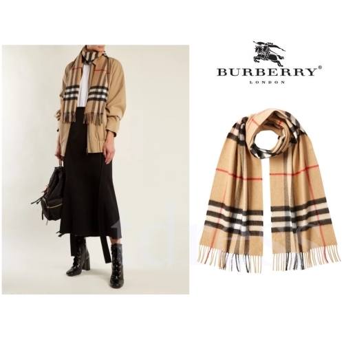  버버리 Burberry  체크 캐시미어 머플러 체크목도리 스카프