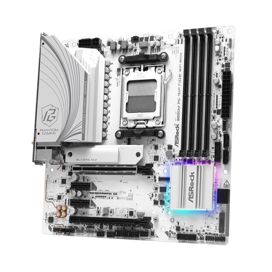 ASRock B650M PG Riptide WiFi White 디앤디컴_이미지