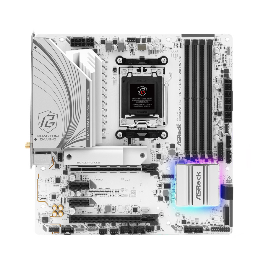 ASRock B650M PG Riptide WiFi White ��ص���