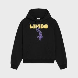 셀린느 남자 루즈 후드 코튼 플리스 후리스 블랙 MULTICOLOR RY0GP510Z 38ML_이미지