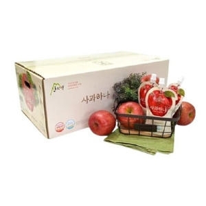 예당식품영농조합법인 산지애 사과하나 120ml 30포 (2개)_이미지
