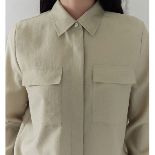 쉬즈미스 시어드플랩포켓셔츠 S1W402S