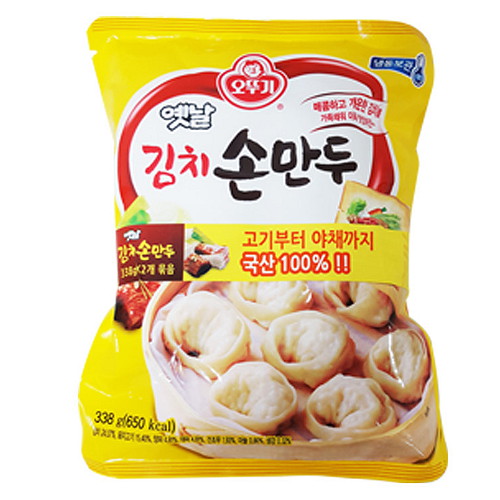 오뚜기 옛날 김치 손만두 338g (2개)_이미지