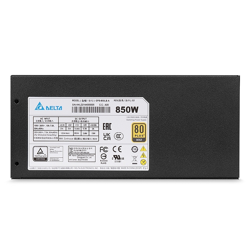 델타 GPS-850LB 80PLUS골드 풀모듈러_이미지