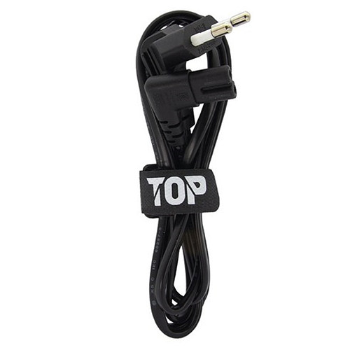 탑라인에이치디 솔탑 8자 양쪽 꺾임 파워 케이블 (2m, SOLTOP-1834)_이미지