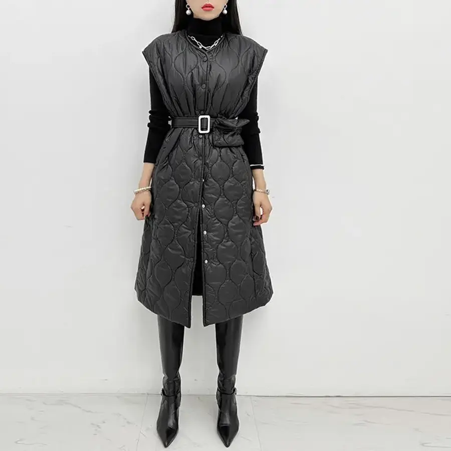 금찌 페로 롱 패딩 베스트 JK7527 1594532_이미지