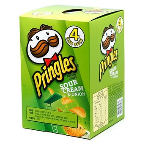 켈로그 프링글스 양파맛 110g (4개)_이미지
