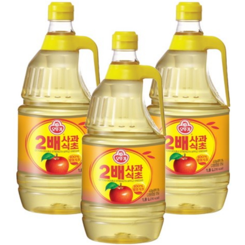 오뚜기 2배 사과식초 1.8L (3개)_이미지