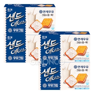 해태제과 샌드 에이스 우유크림 204g (4개)_이미지