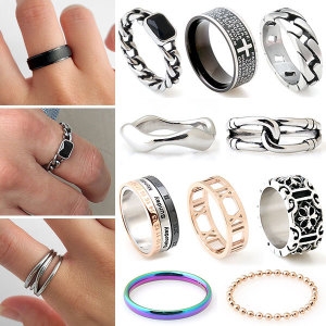 스몰박스 써지컬 스테인리스 반지_이미지