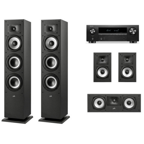 데논 AVR-X580BT + 폴크오디오 XT60 5채널이미지입니다. 누르면 해당 게시물로 새창이동합니다.