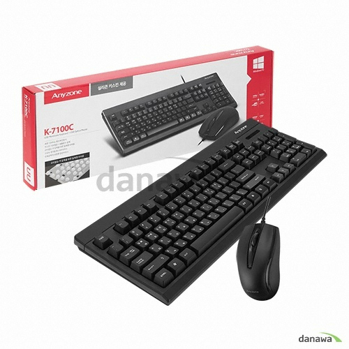상도아이앤티 ANYZONE K-7100C 키보드 마우스 세트