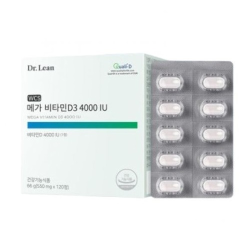 닥터린 메가 비타민D3 4000IU 550mg 120정 (2개)
