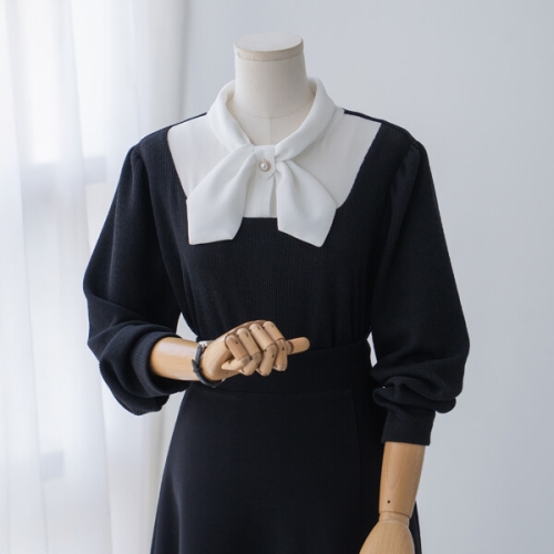 마담4060 리센 블라우스 여성 데일리 위티진주타이-YLBL2601005