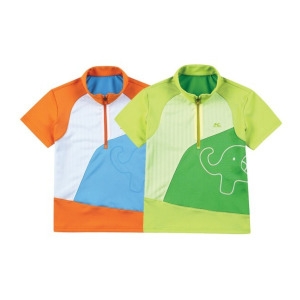 남아동 코끼리프린트 등산 반팔 반집업 티셔츠 1542TK705B